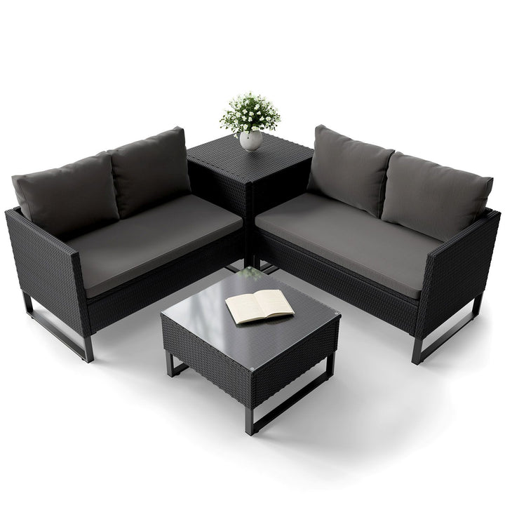 Tuinlounge voor 4 mensen Santorini
