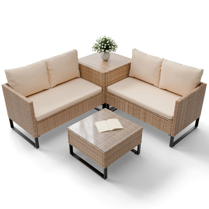 Tuinlounge voor 4 mensen Santorini