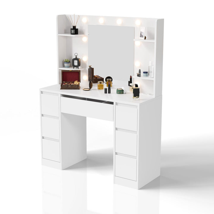 Make-uptafel met spiegel Malia