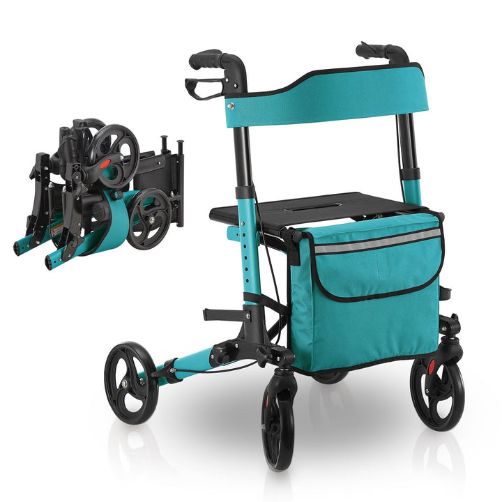 Aluminium rollator Vital met zitje