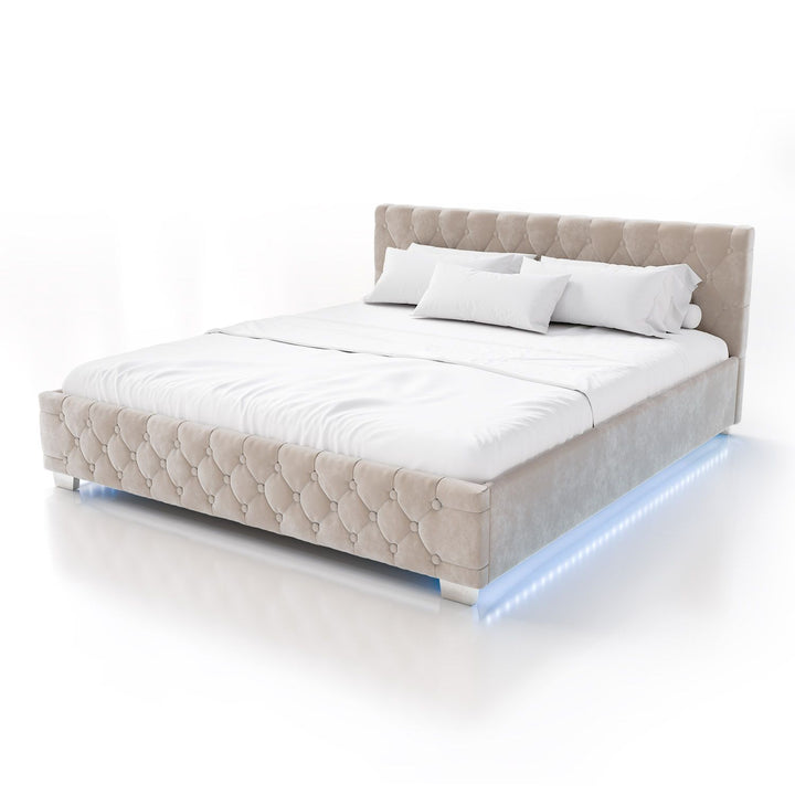 Gestoffeerd bed Nizza