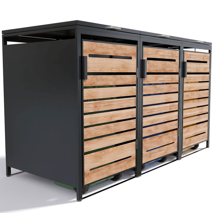 Containerombouw Arel – voor 2, 3 of 4 containers, afsluitbaar