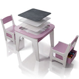 Kindertafel Milou met 2 stoeltjes
