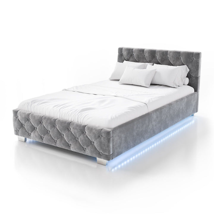 Gestoffeerd bed Nizza