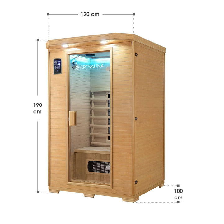 Infraroodcabine Oslo met keramische radiator