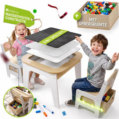 Kindertafel Milou met 2 stoeltjes