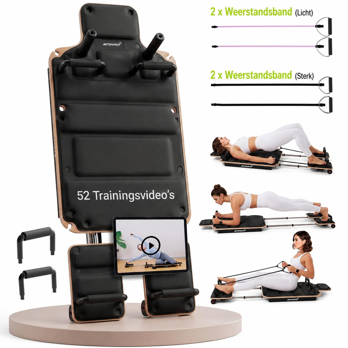 Pilates reformer board Movea