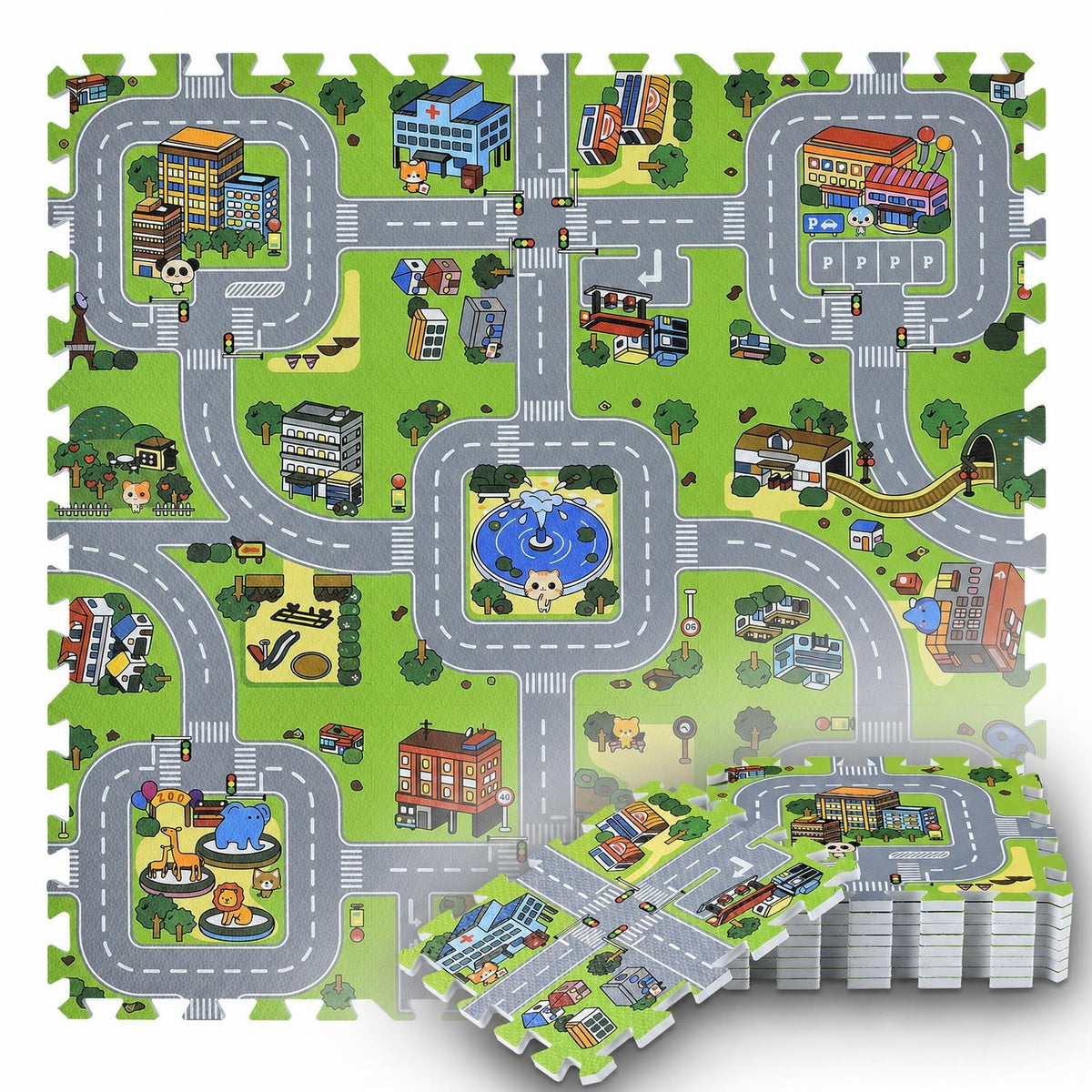 Puzzelmat voor baby's en kinderen