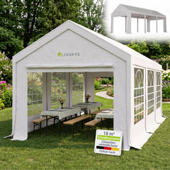 Partytent Gala 3x6 m – dak en zijwanden van PE-weefsel
