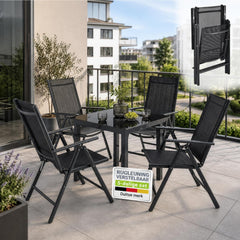 Tuinset Milano – aluminium, voor 4, 6 of 8 personen