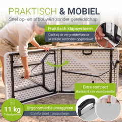 Klappbarer Gartentisch Easyfold