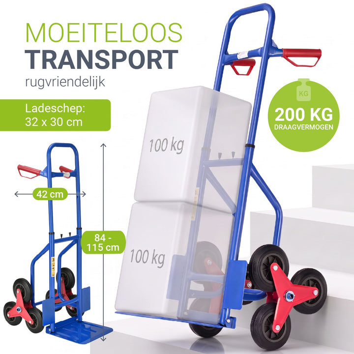 Trapsteekwagen tot 100 kg