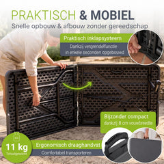 Klappbarer Gartentisch Easyfold