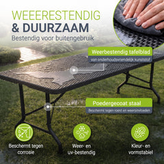 Klappbarer Gartentisch Easyfold