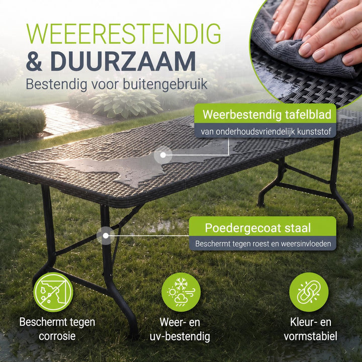Klappbarer Gartentisch Easyfold