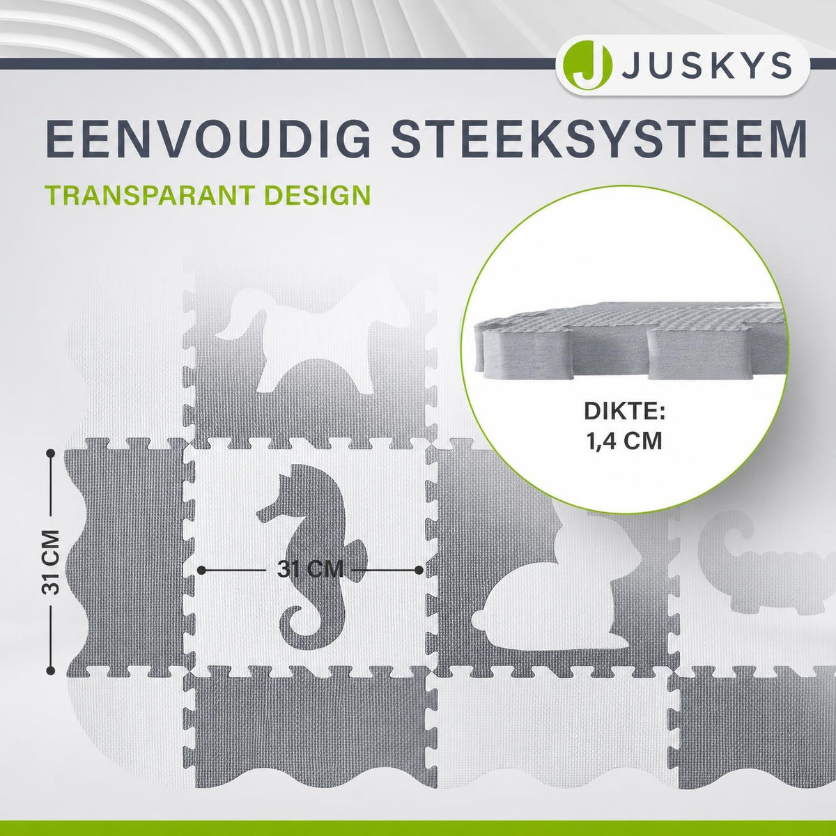 Puzzelmat voor baby's en kinderen