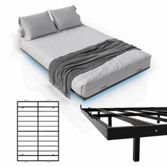 Metalen zwevend bed Palamos 90x200 cm – met LED-verlichting