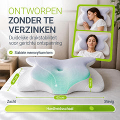 Orthopedisch nekkussen van traagschuim