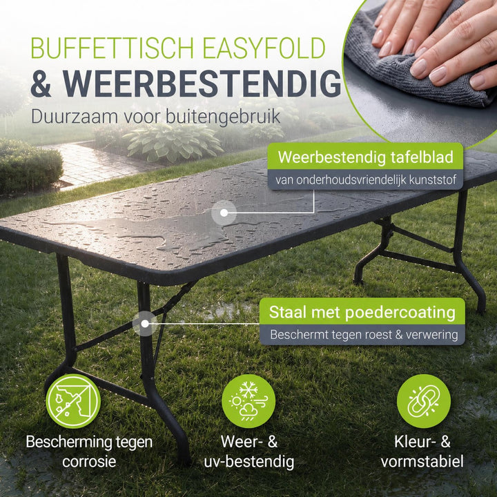 Klappbarer Gartentisch Easyfold
