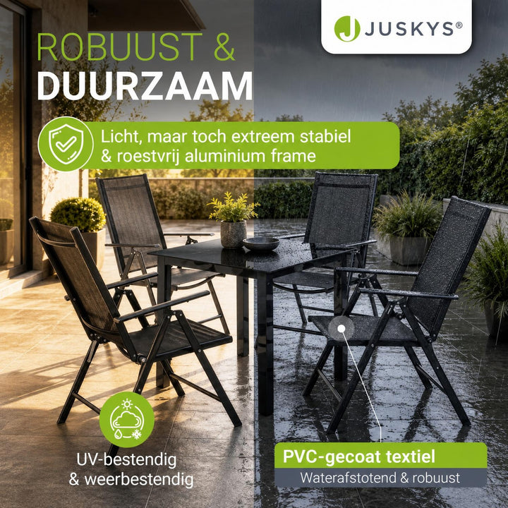 Tuinset Milano – aluminium, voor 4, 6 of 8 personen