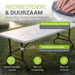 Klappbarer Gartentisch Easyfold