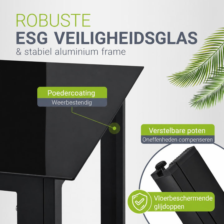 Tuinset Milano – aluminium, voor 4, 6 of 8 personen