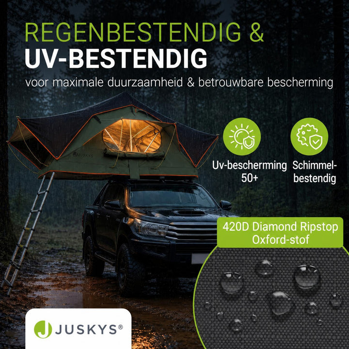 Daktent Lago voor 2-3 personen – aluminium frame en matras