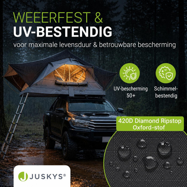 Daktent Lago voor 2-3 personen – aluminium frame en matras
