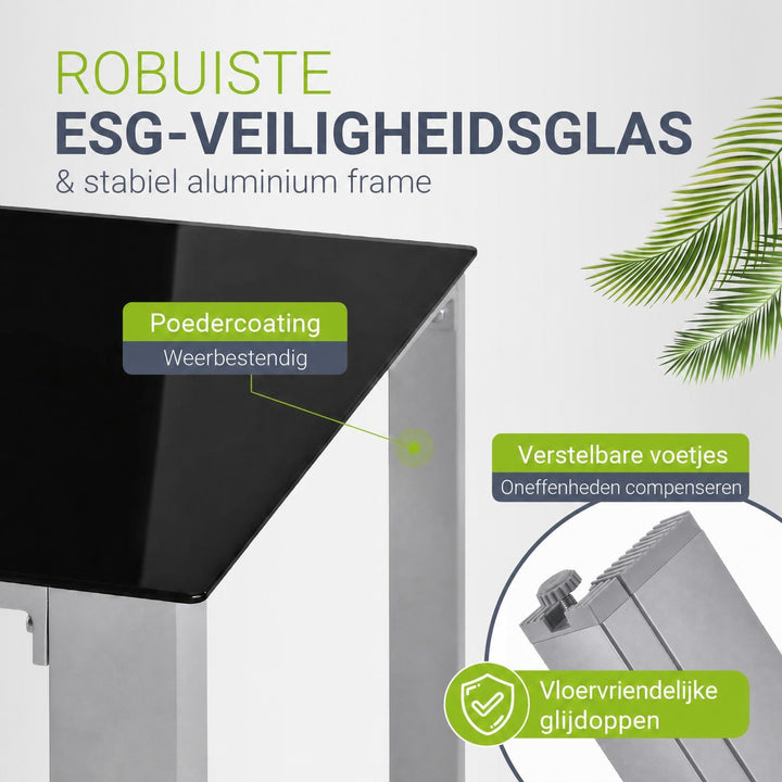 Tuinset Milano – aluminium, voor 4, 6 of 8 personen