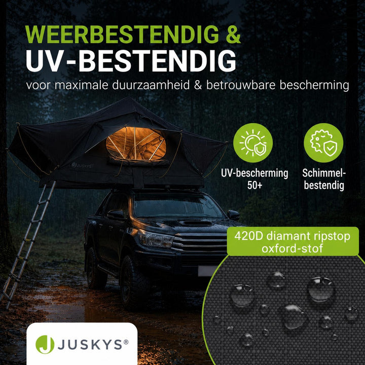 Daktent Lago voor 2-3 personen – aluminium frame en matras