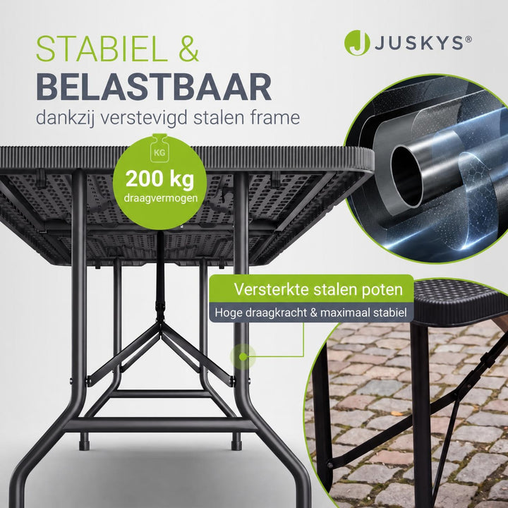 Klappbarer Gartentisch Easyfold