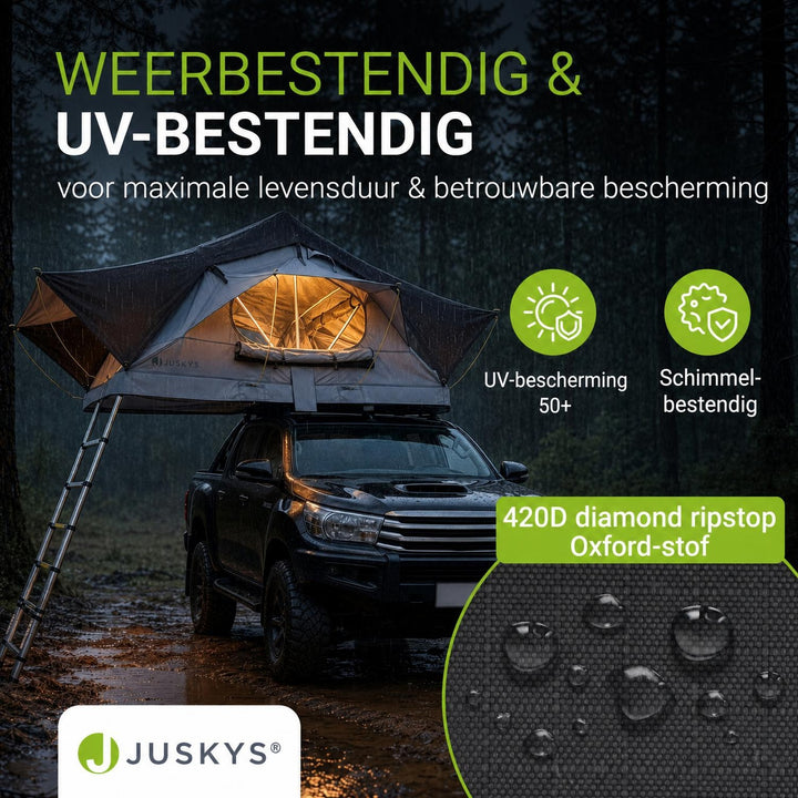 Daktent Lago voor 2-3 personen – aluminium frame en matras
