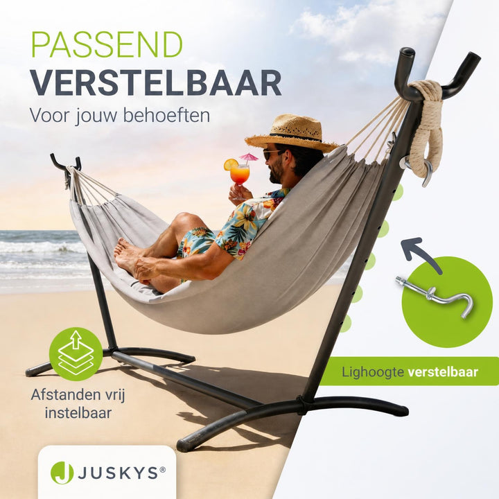 Hangmat Paya met standaard – voor binnen en buiten, draagtas