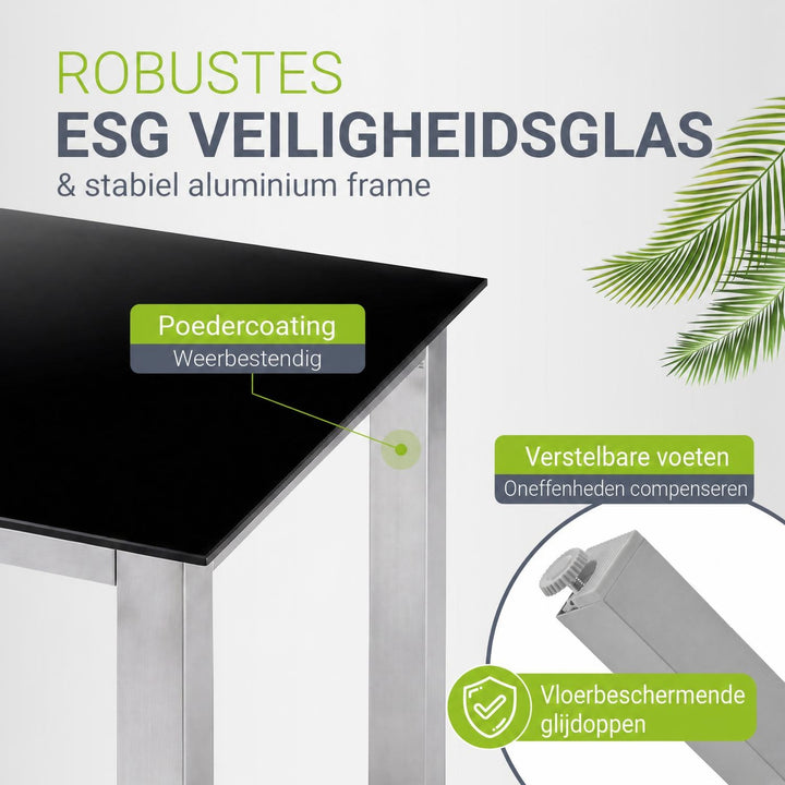 Tuinset Milano – aluminium, voor 4, 6 of 8 personen