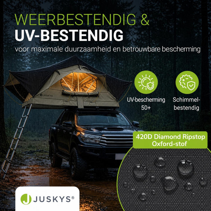 Daktent Lago voor 2-3 personen – aluminium frame en matras