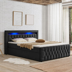 Boxspringbed Leona - Fluwelen