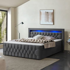 Boxspringbed Leona - Fluwelen
