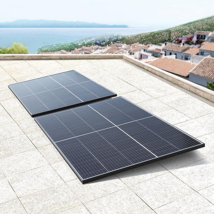 Zonnestelsel ingesteld met 8 Longi 400 W zonnepanelen & omvormer