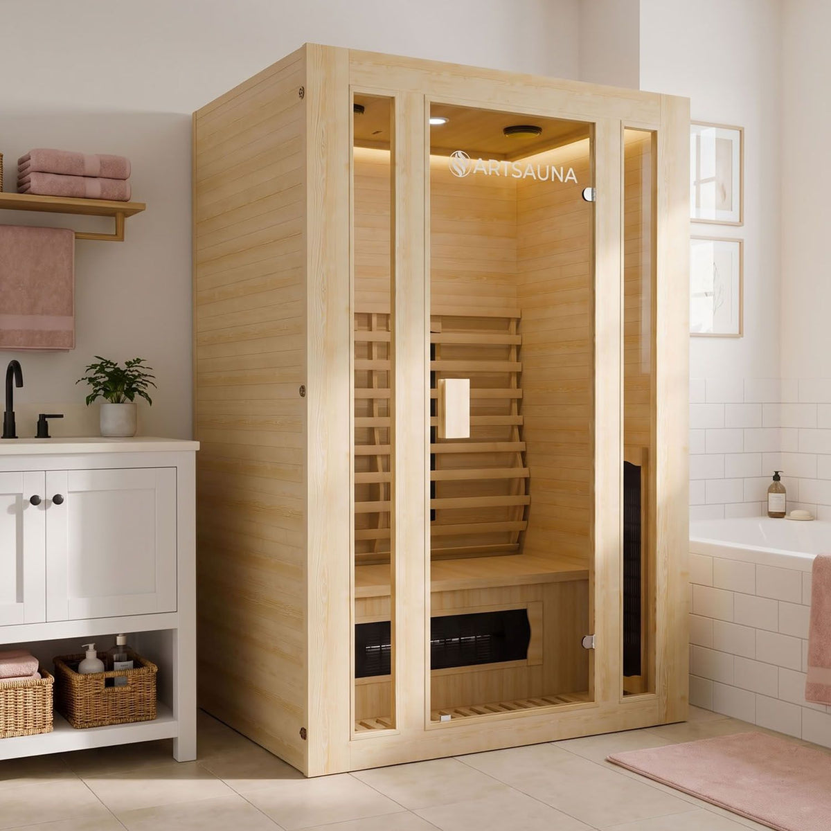 Infraroodcabine Nyborg S120K – 2 personen, keramische stralers