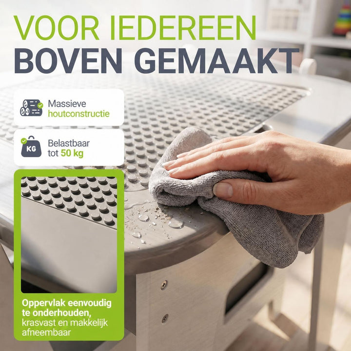 Kindertafel Milou met 2 stoeltjes
