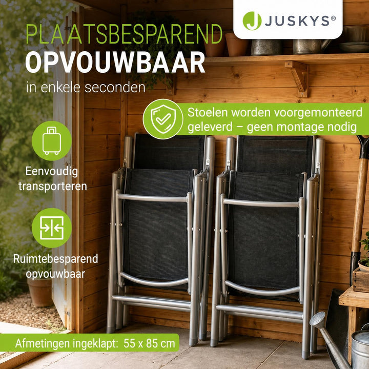 Tuinset Milano – aluminium, voor 4, 6 of 8 personen