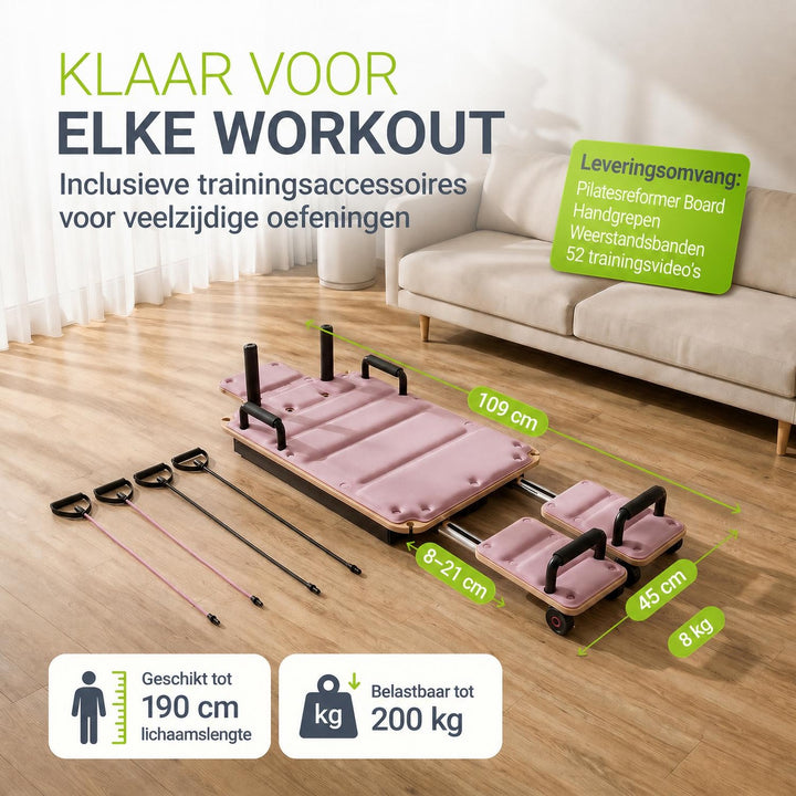 Pilates reformer board Movea