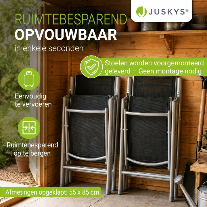 Tuinset Milano – aluminium, voor 4, 6 of 8 personen