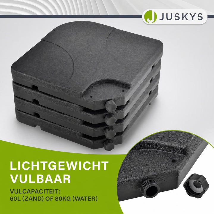 Paraplu gewicht 4er Set Quad