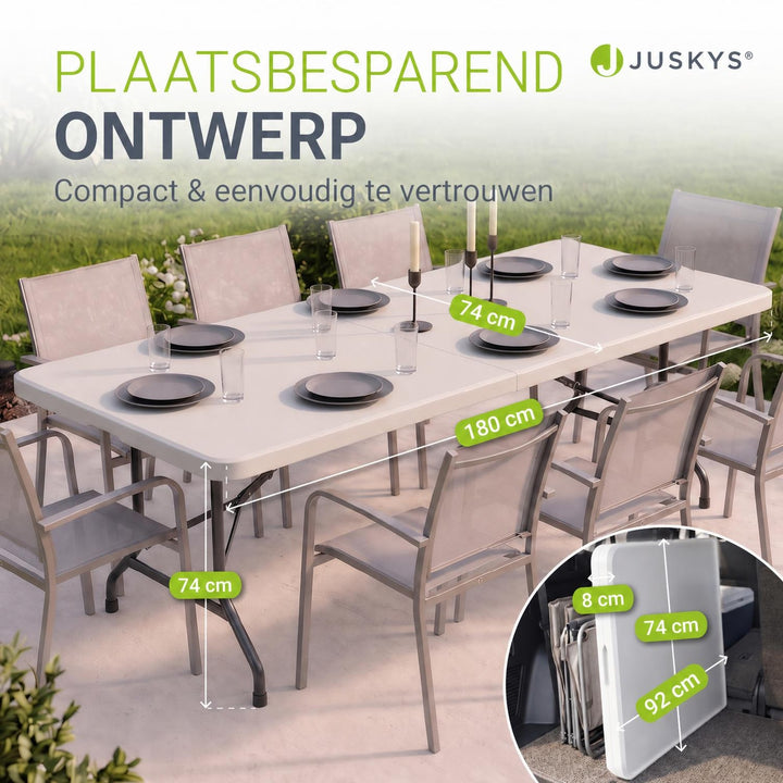 Klappbarer Gartentisch Easyfold