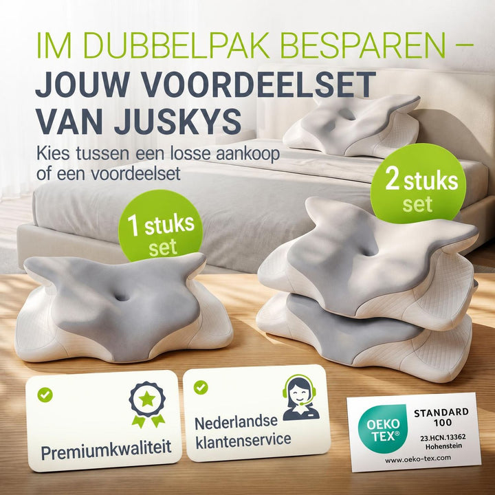 Orthopedisch nekkussen van traagschuim