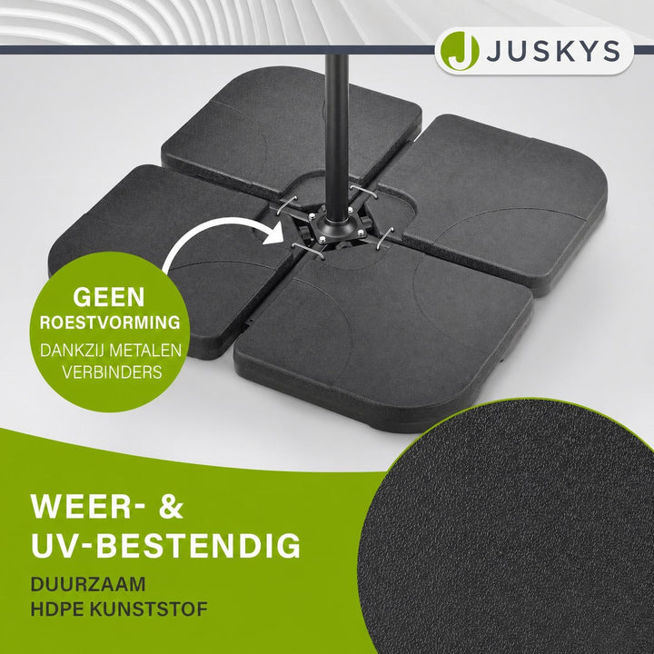 Paraplu gewicht 4er Set Quad