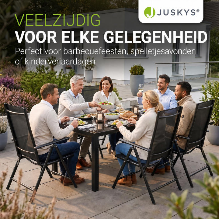 Tuinset Milano – aluminium, voor 4, 6 of 8 personen