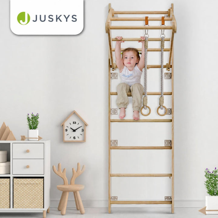 Houten klimwand voor kinderen