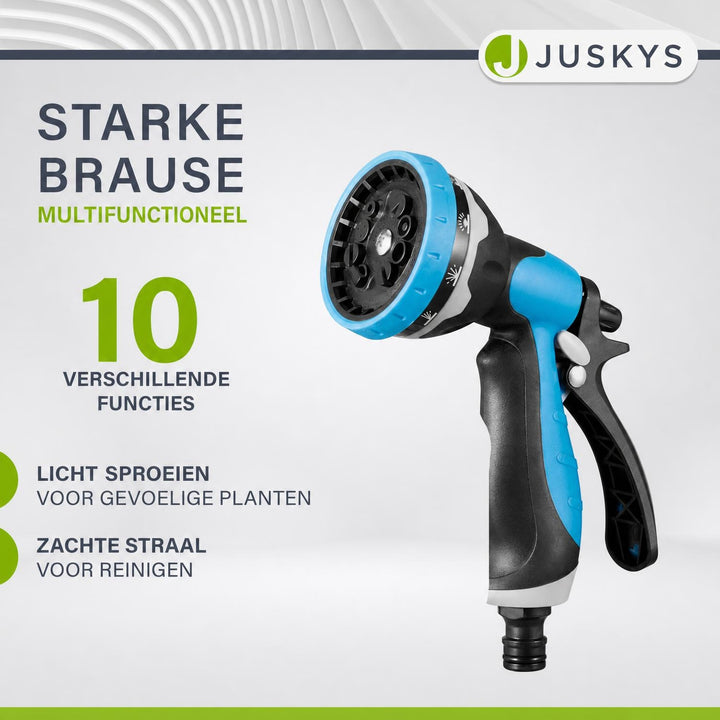 Mobiele slanghaspel Basic – 30 m tuinslang met multisproeier